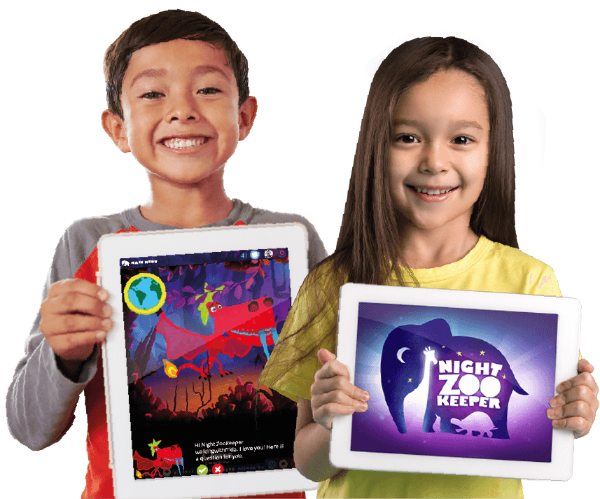 Spelling Games for Kids - Night Zookeeper